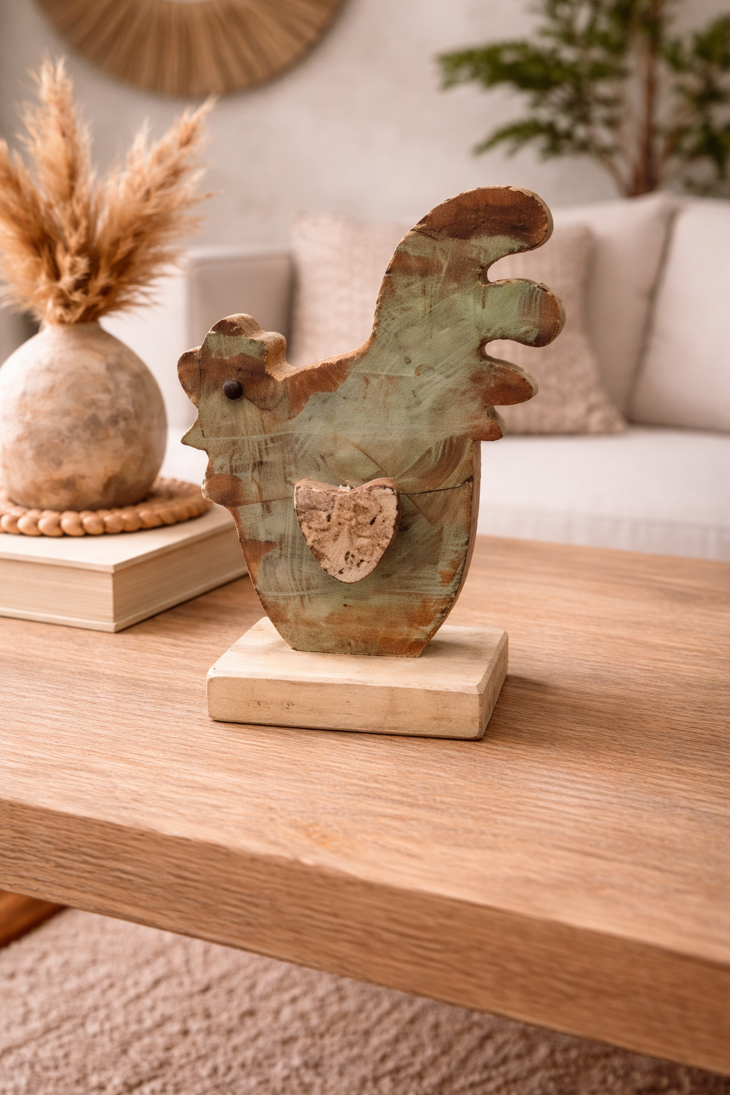 OLD WOOD ROOSTER