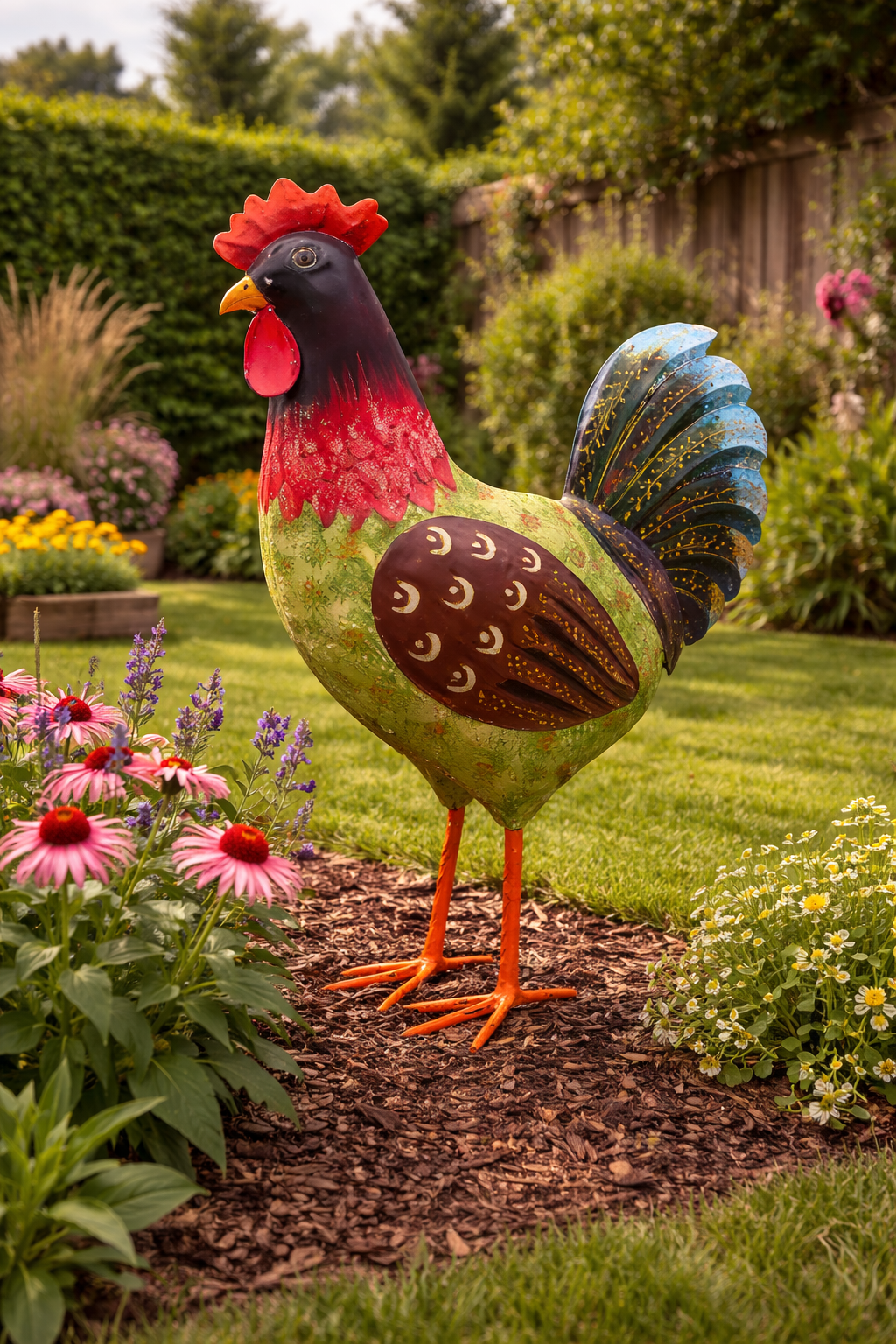 Iron rooster