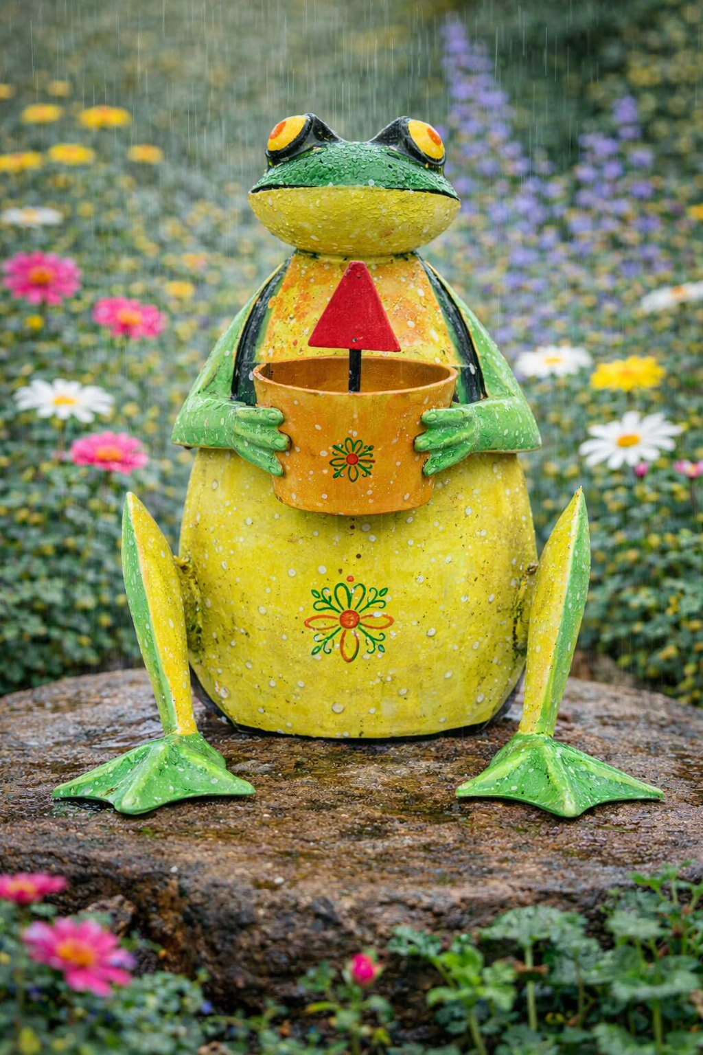FROG WITH SHIP