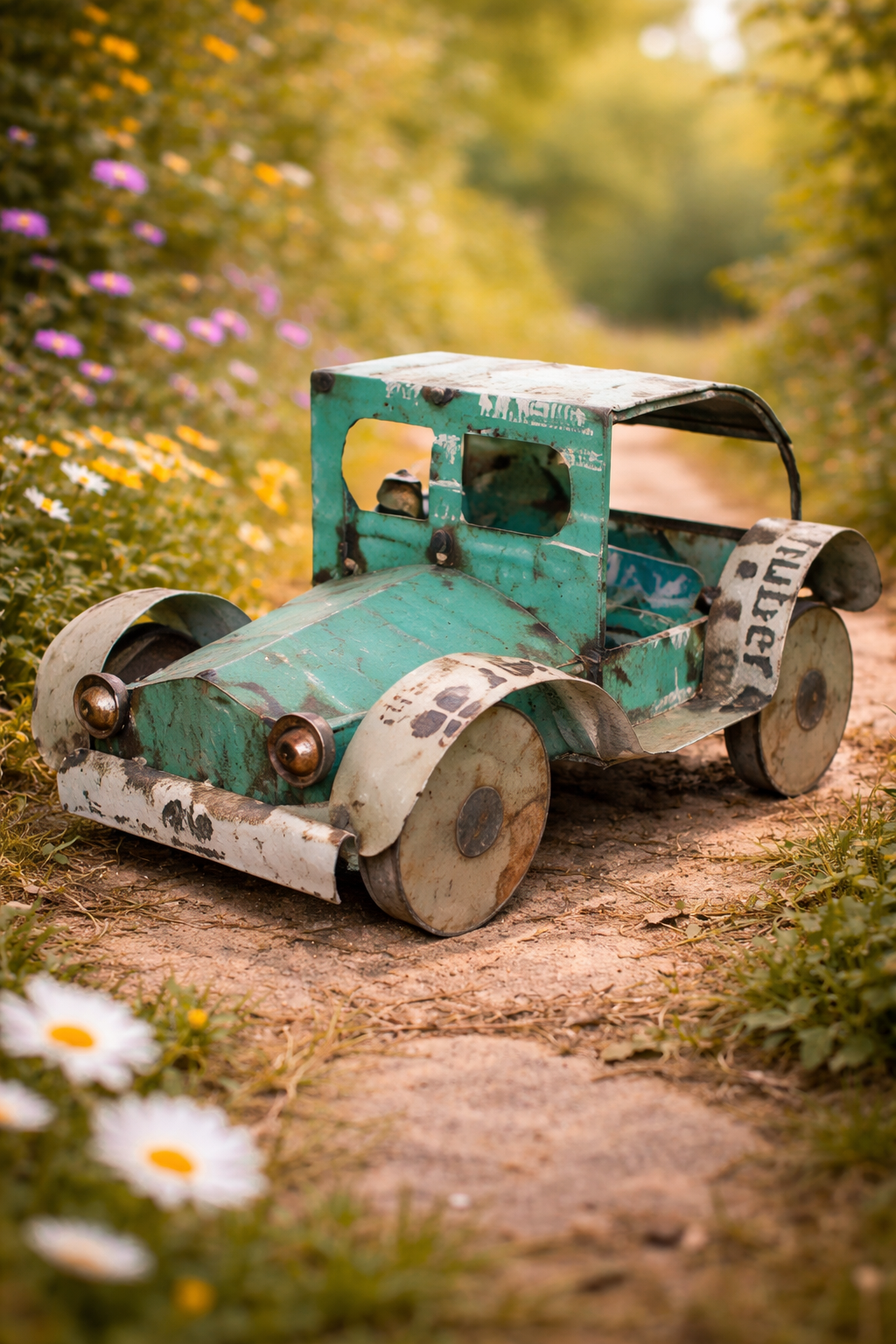 RECYCLED IRON CAR
