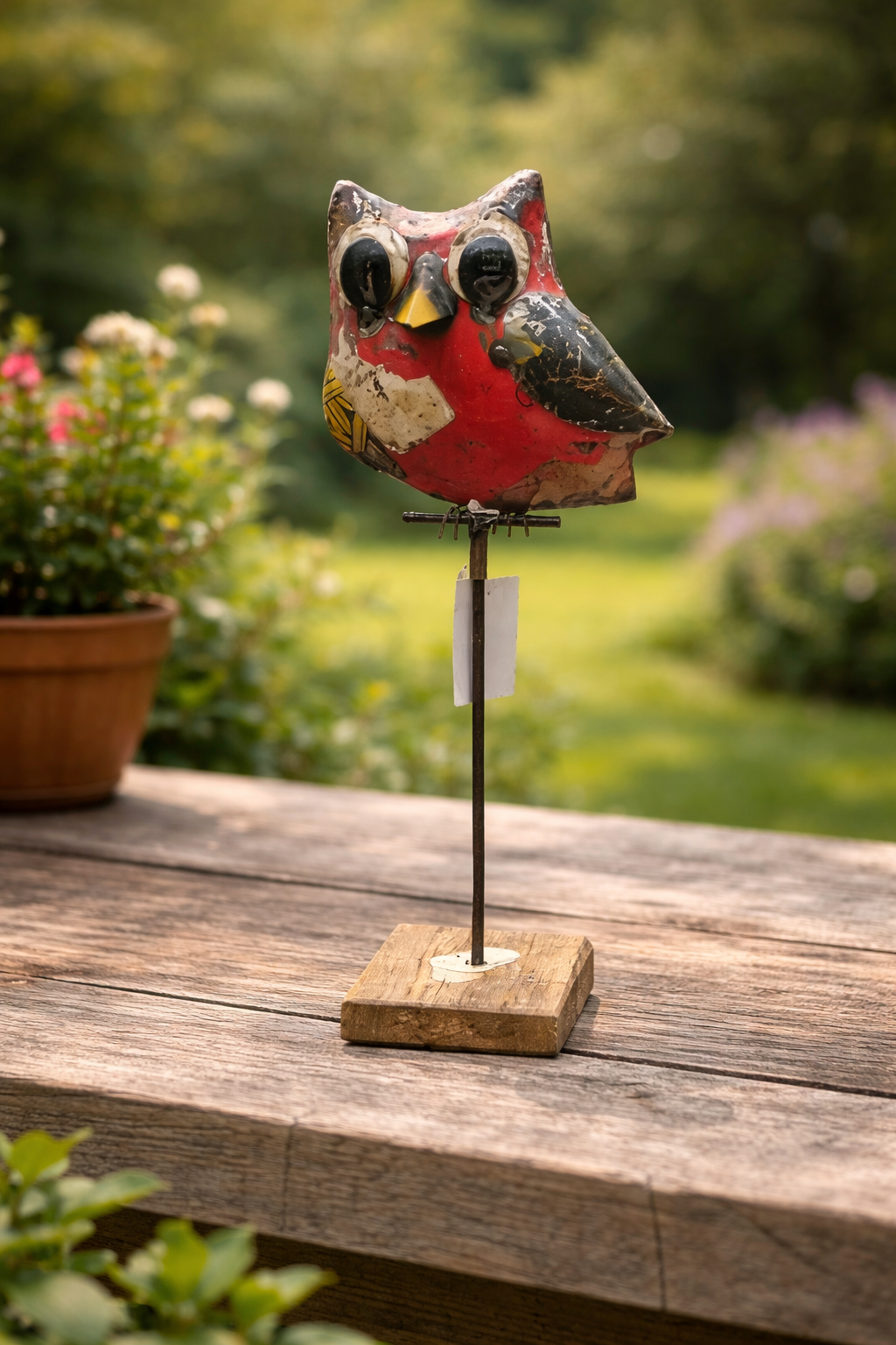 RECYCLED IRON OWL