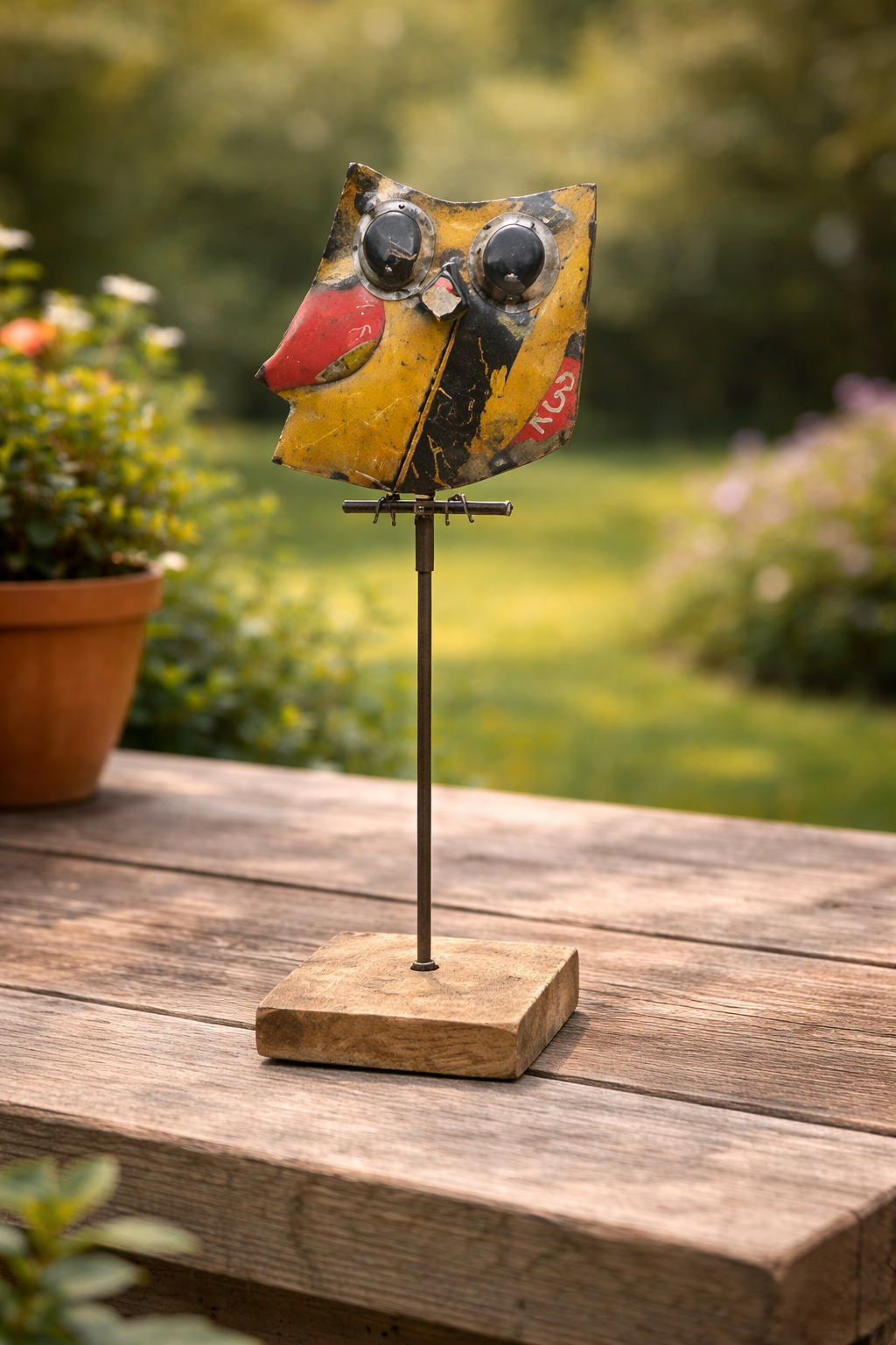 RECYCLED IRON OWL
