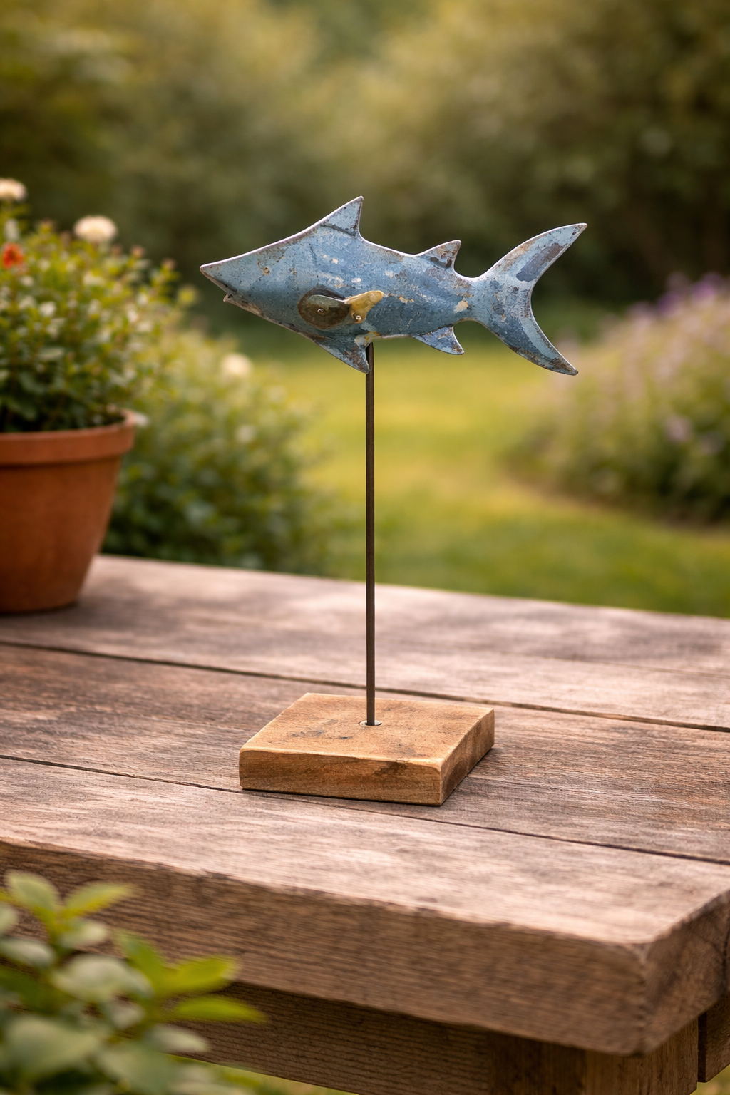 RECYCLED IRON FISH