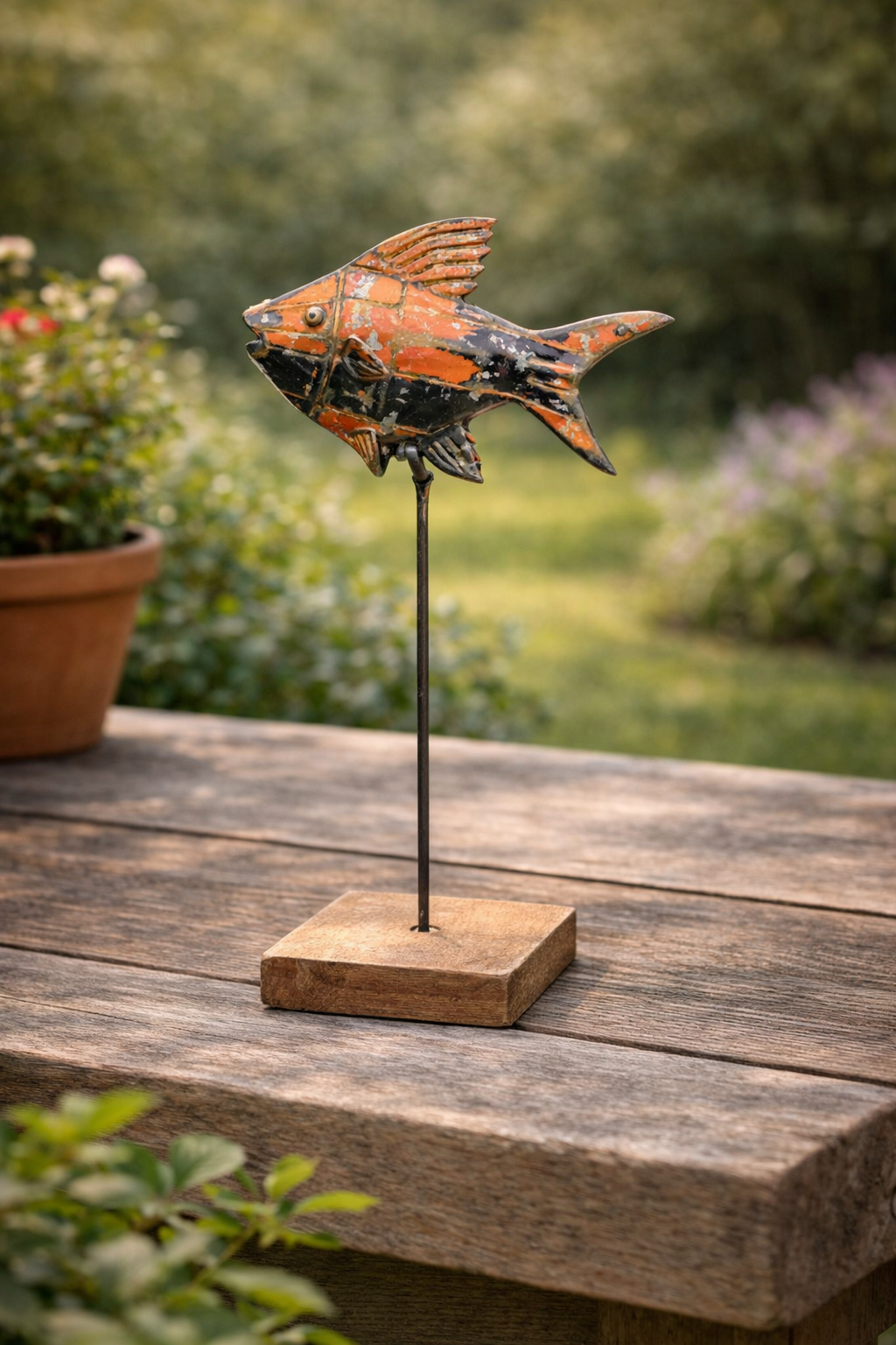 RECYCLED IRON FISH