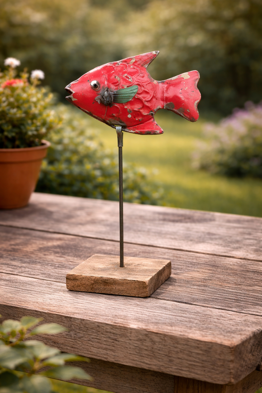 RECYCLED IRON FISH
