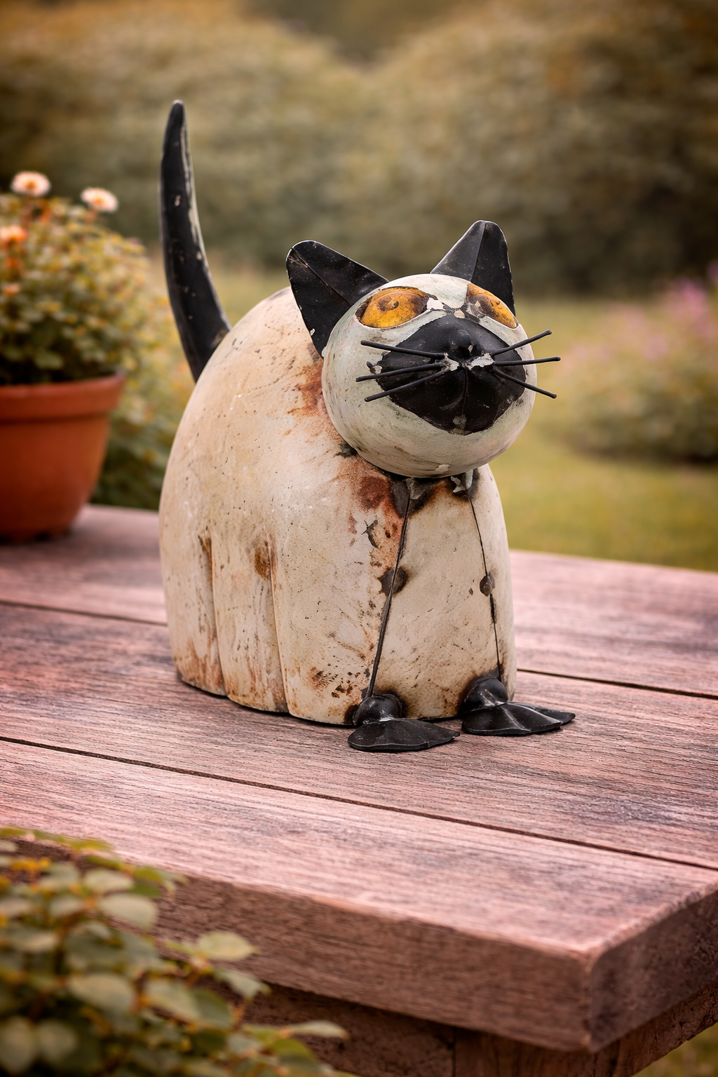 White cat 25 cm