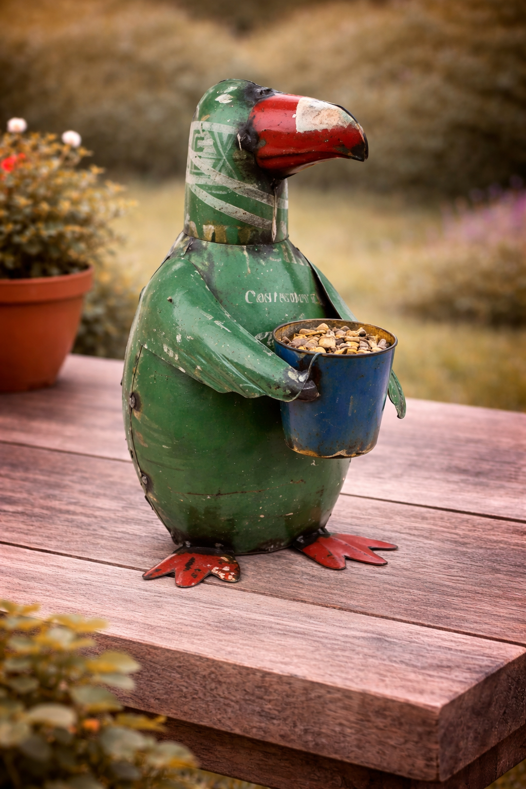 PARROT WITH GLASS