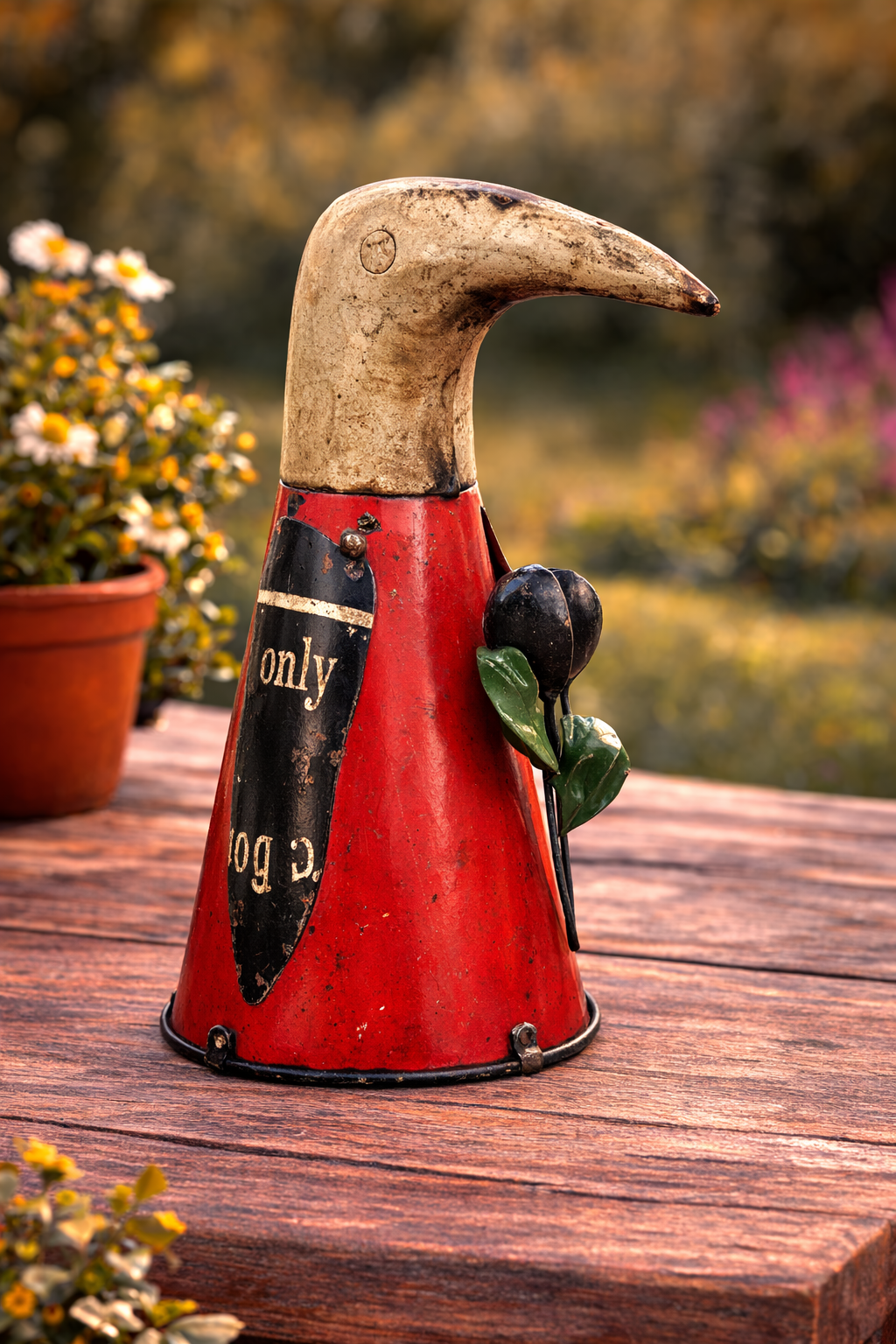 PENGUIN WITH FLOWER