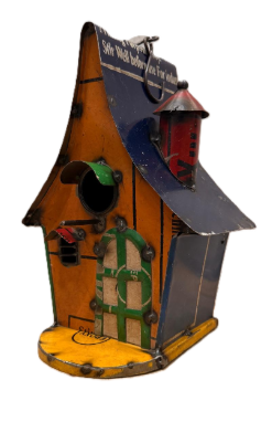 Iron bird house