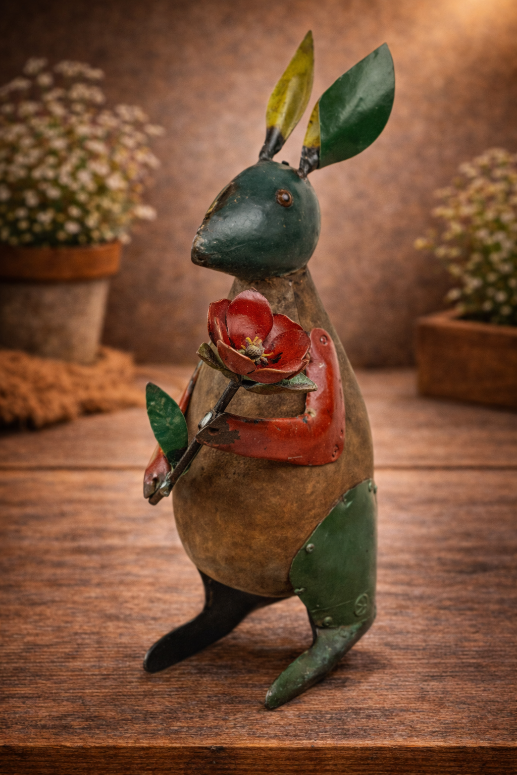 RABBIT WITH FLOWER