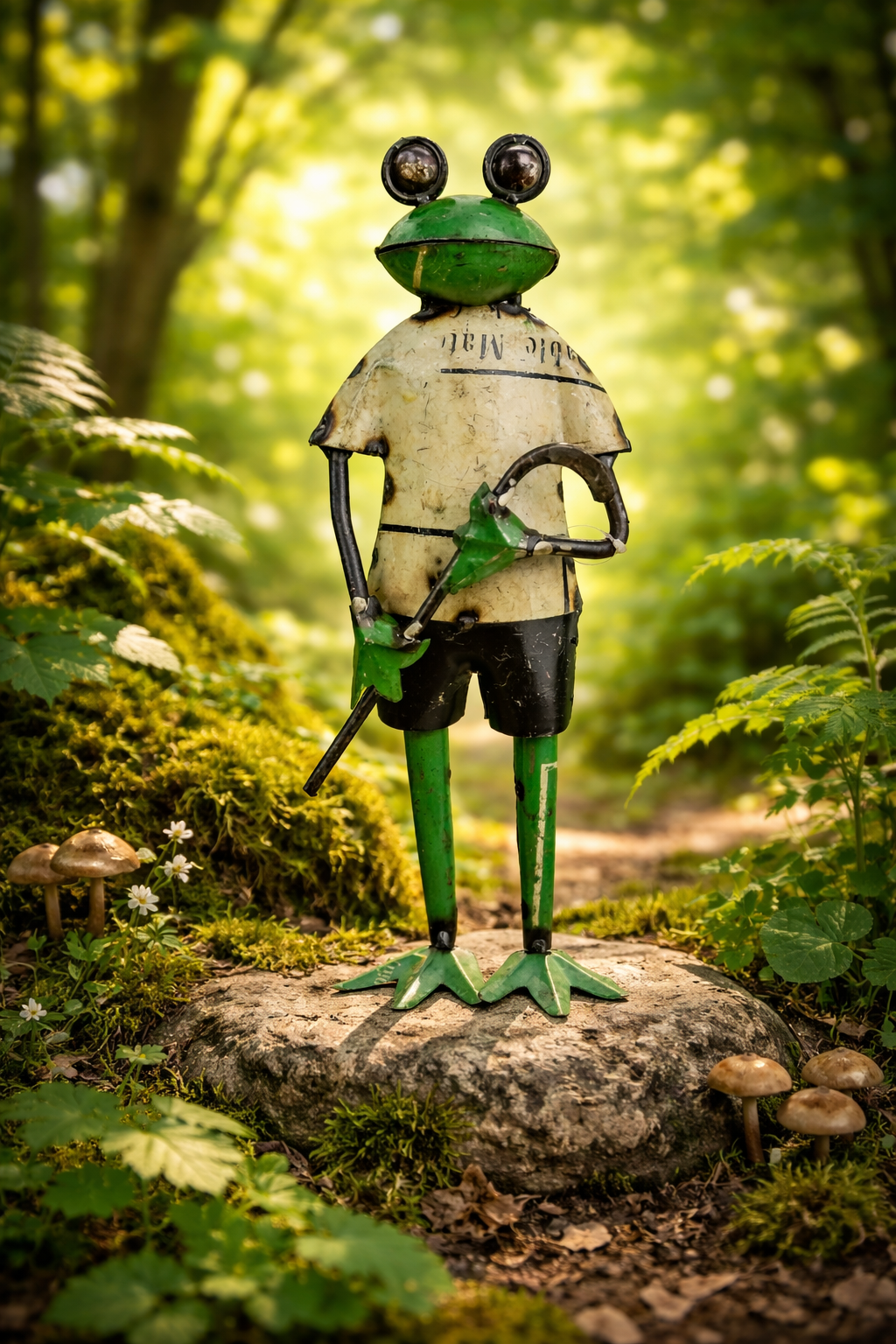 FROG WITH STICK