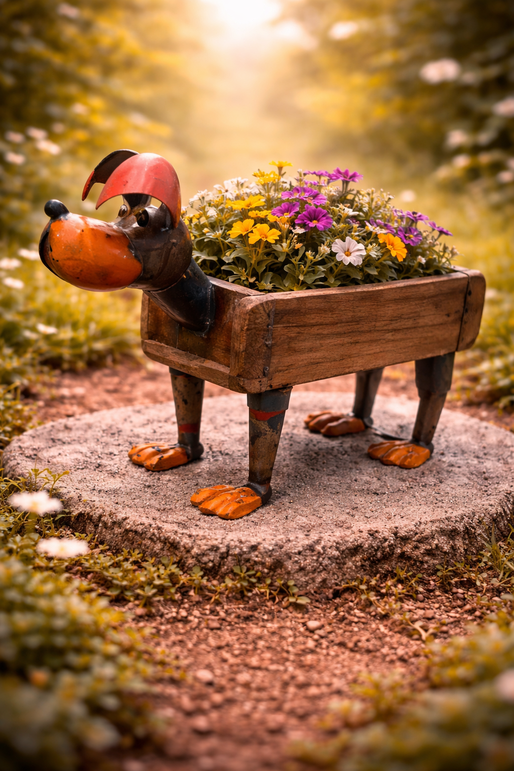 Dog with brick mould