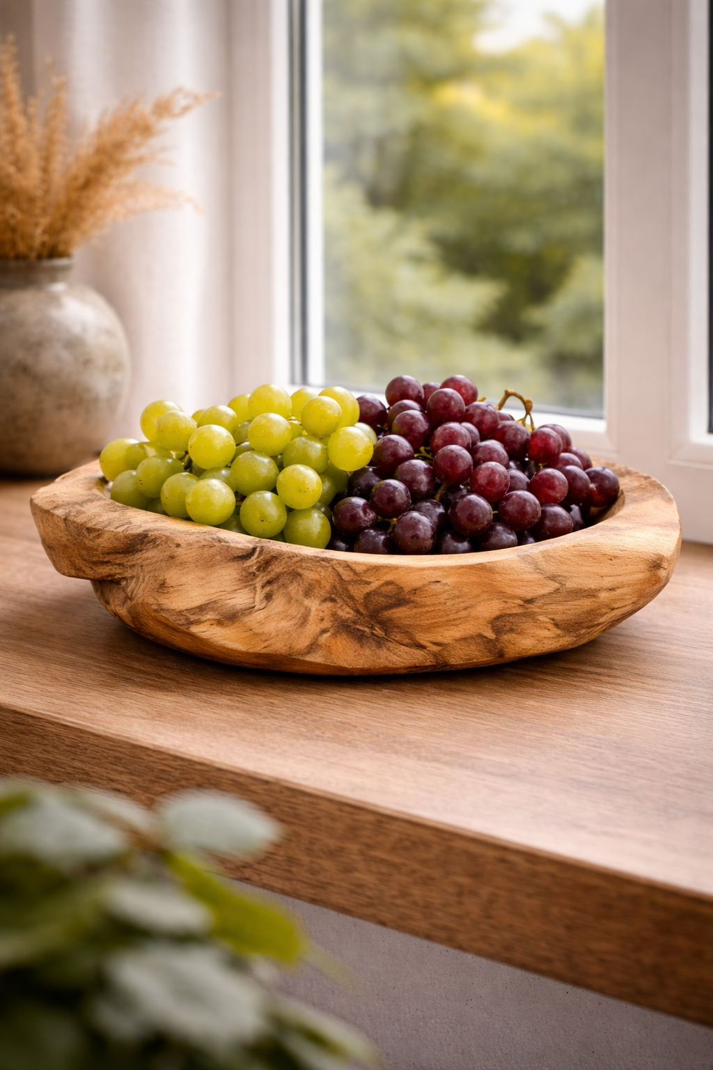 Teak bowl 30cm