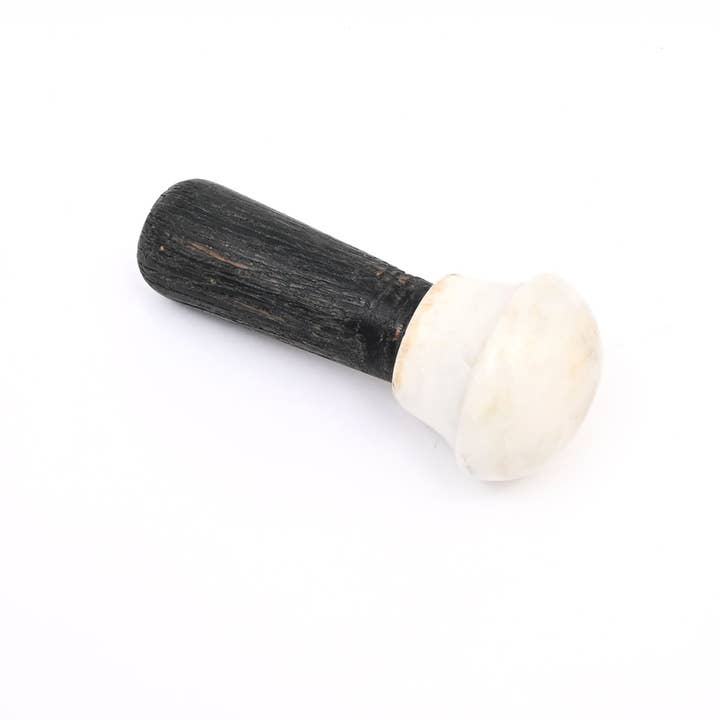 Premium Handcrafted Natural Stone & Marble Mortar & Pestle - Durable Spice Herb Grinder & Crusher Kitchen Tool