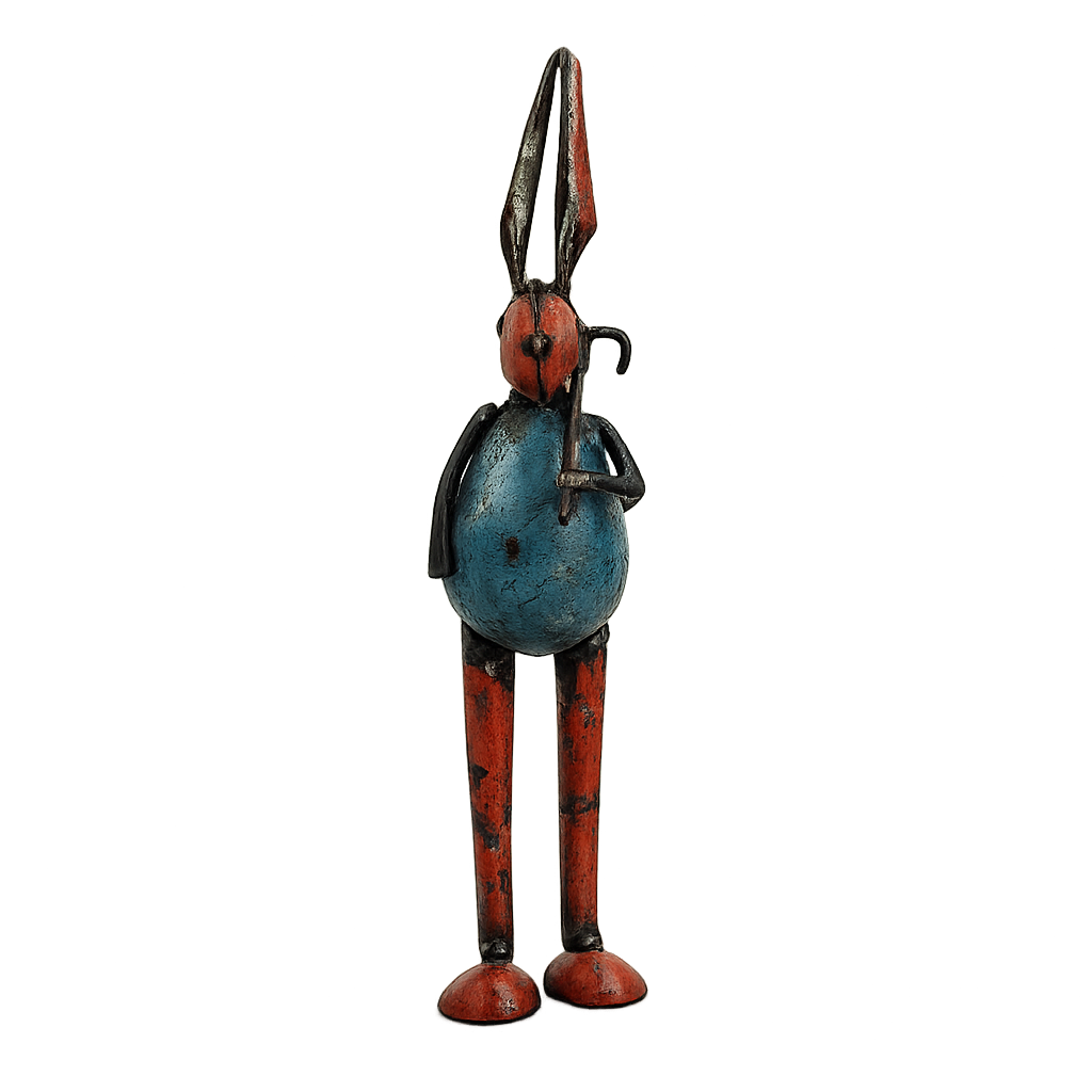 RABBIT WITH RAKE