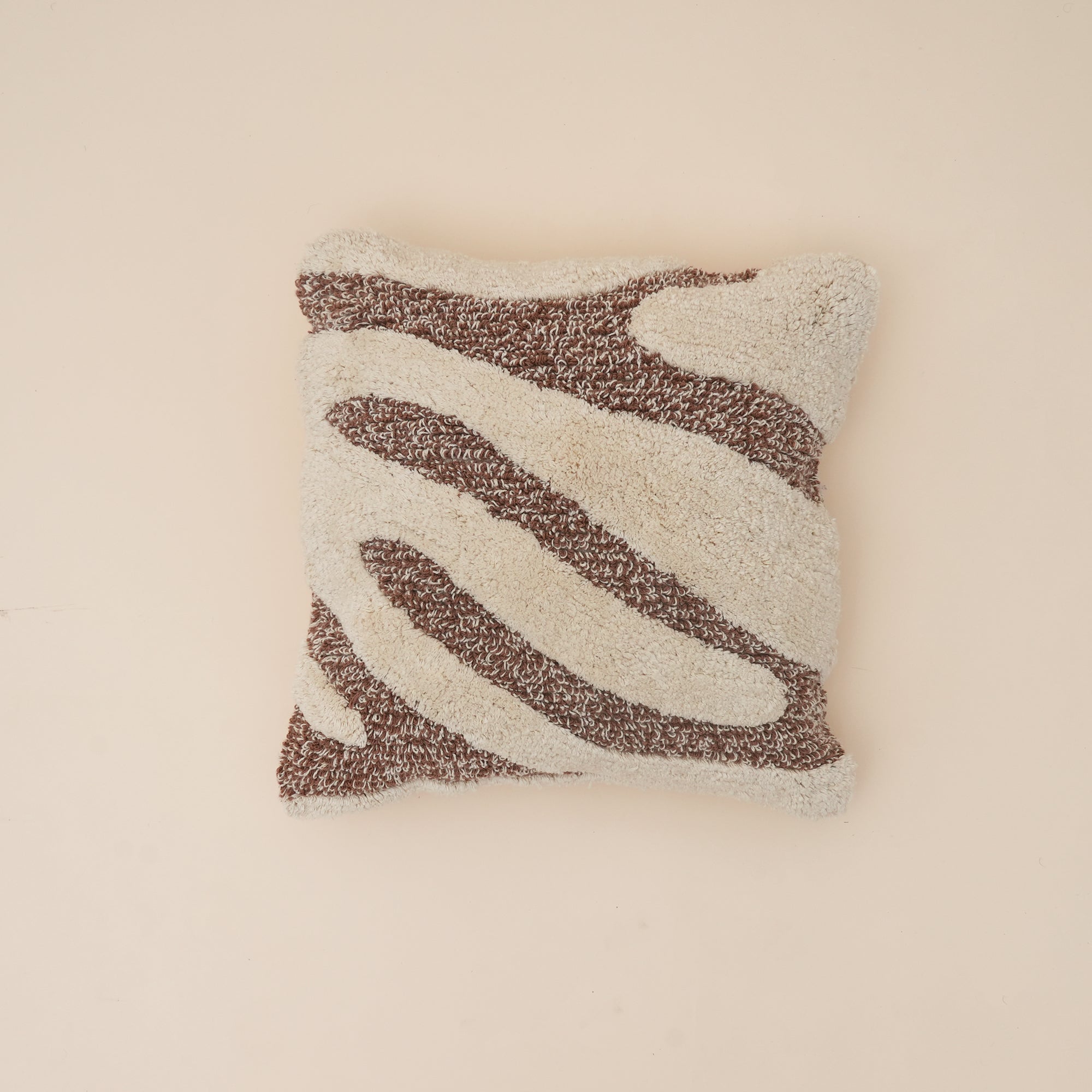 Sandrift Loop Textured Cotton Cushion with Filler 46cm
