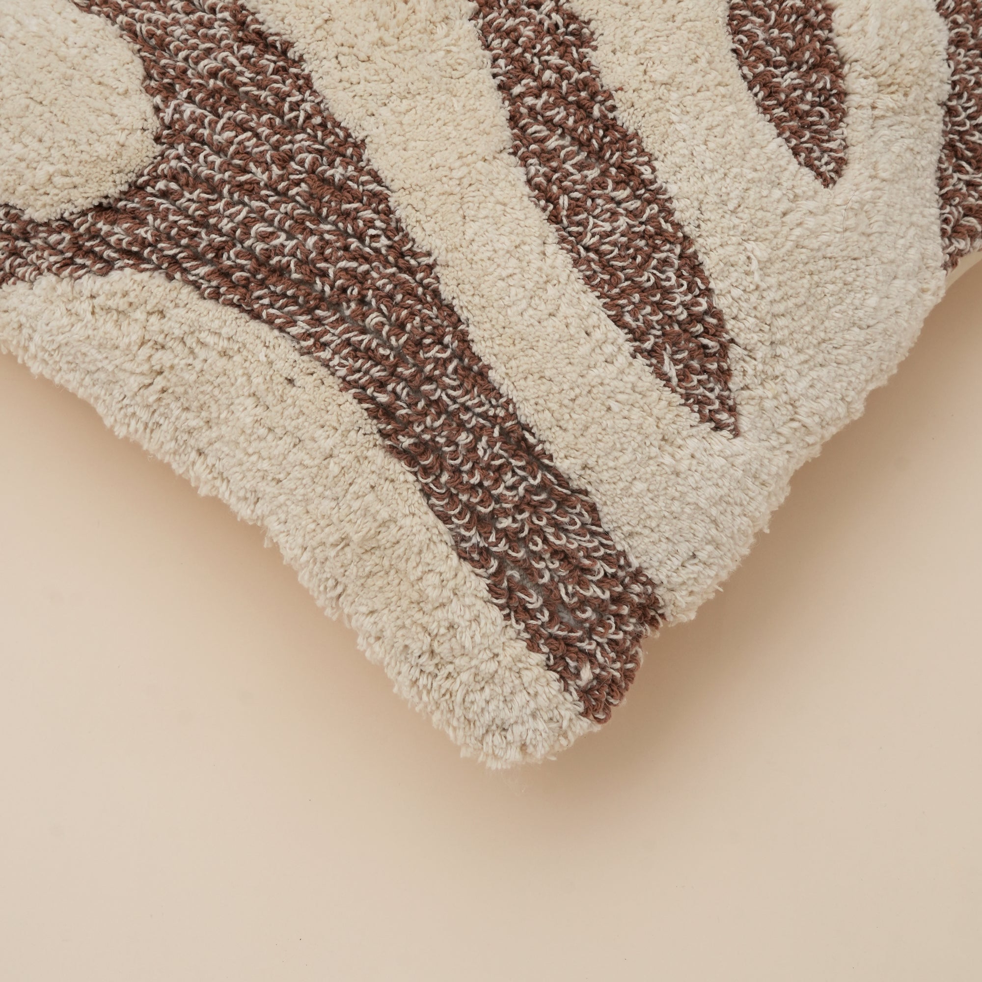 Sandrift Loop Textured Cotton Cushion with Filler 46cm