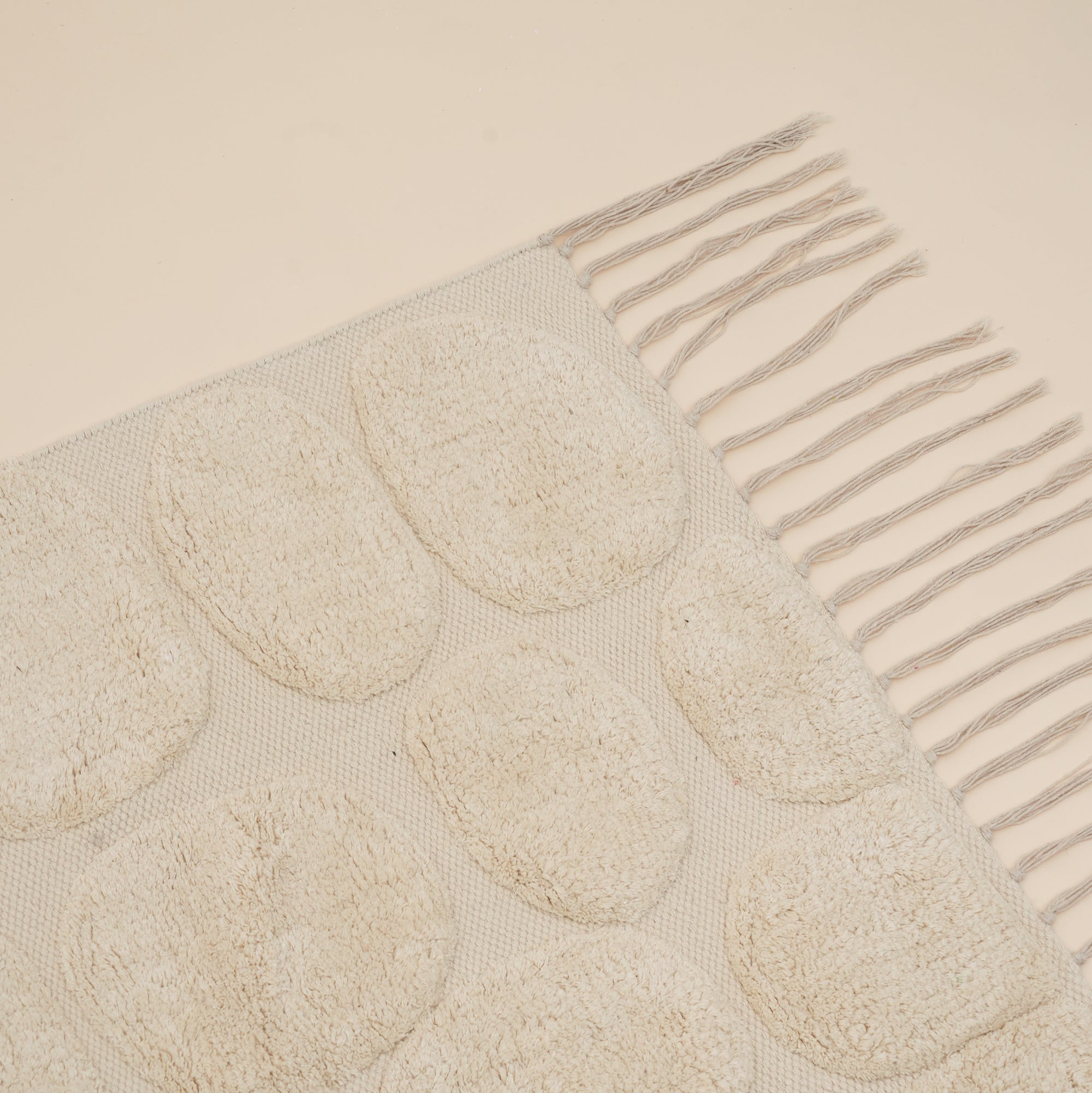Pebble Harmony Tufted Wall Hanging | Cotton Textile Art