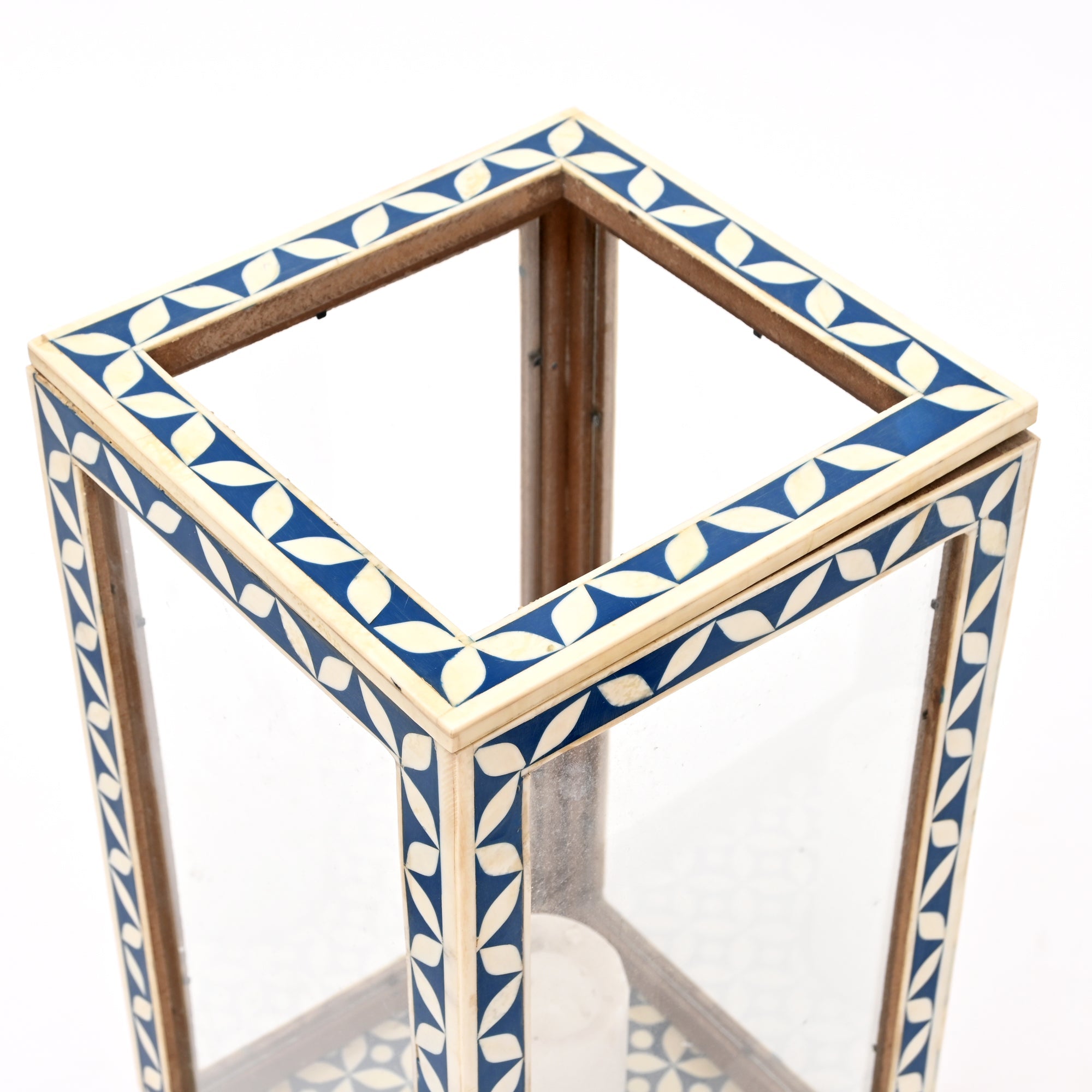 Moroccan Metal Lantern | Decorative Candle Holder | Ambient Indoor/Outdoor Light | Boho & Rustic Home Decor