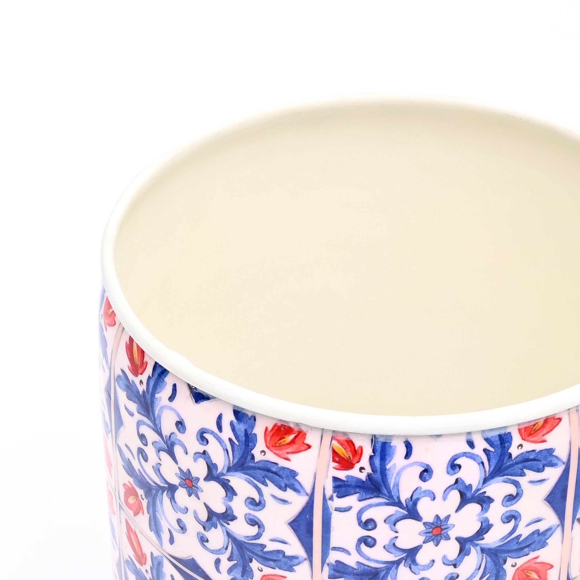 Large Round Floral Planter – Garden & Home Decorative Plant Pot