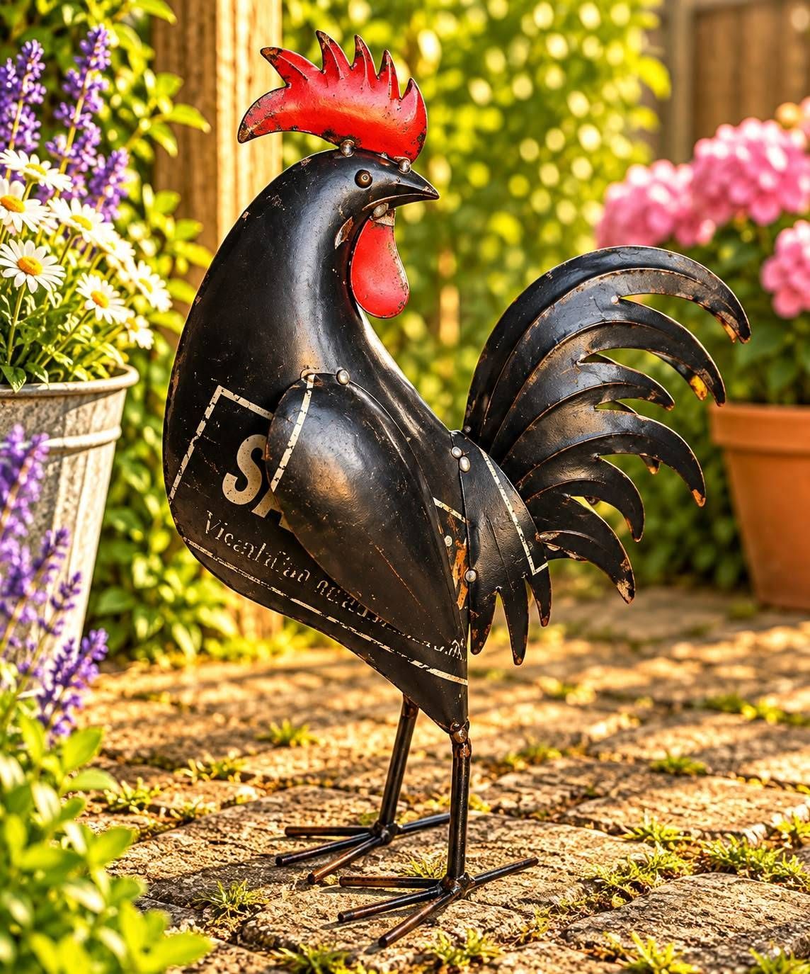 Haan zwart