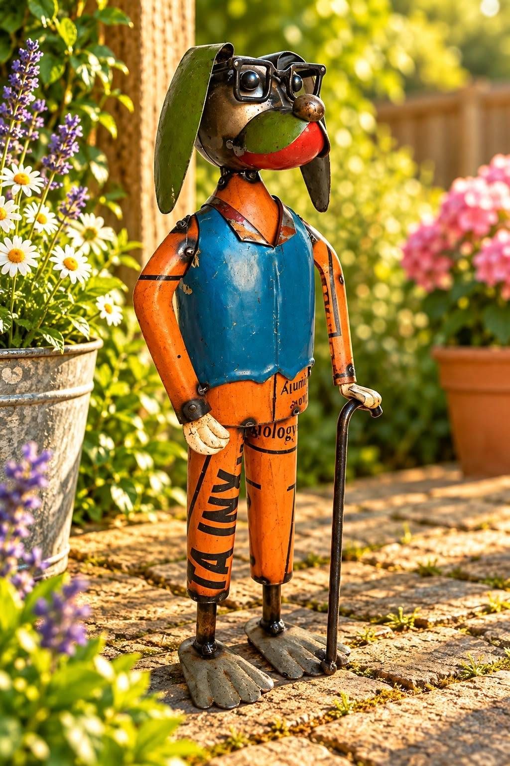 IJzeren hond met stok – art. 91611