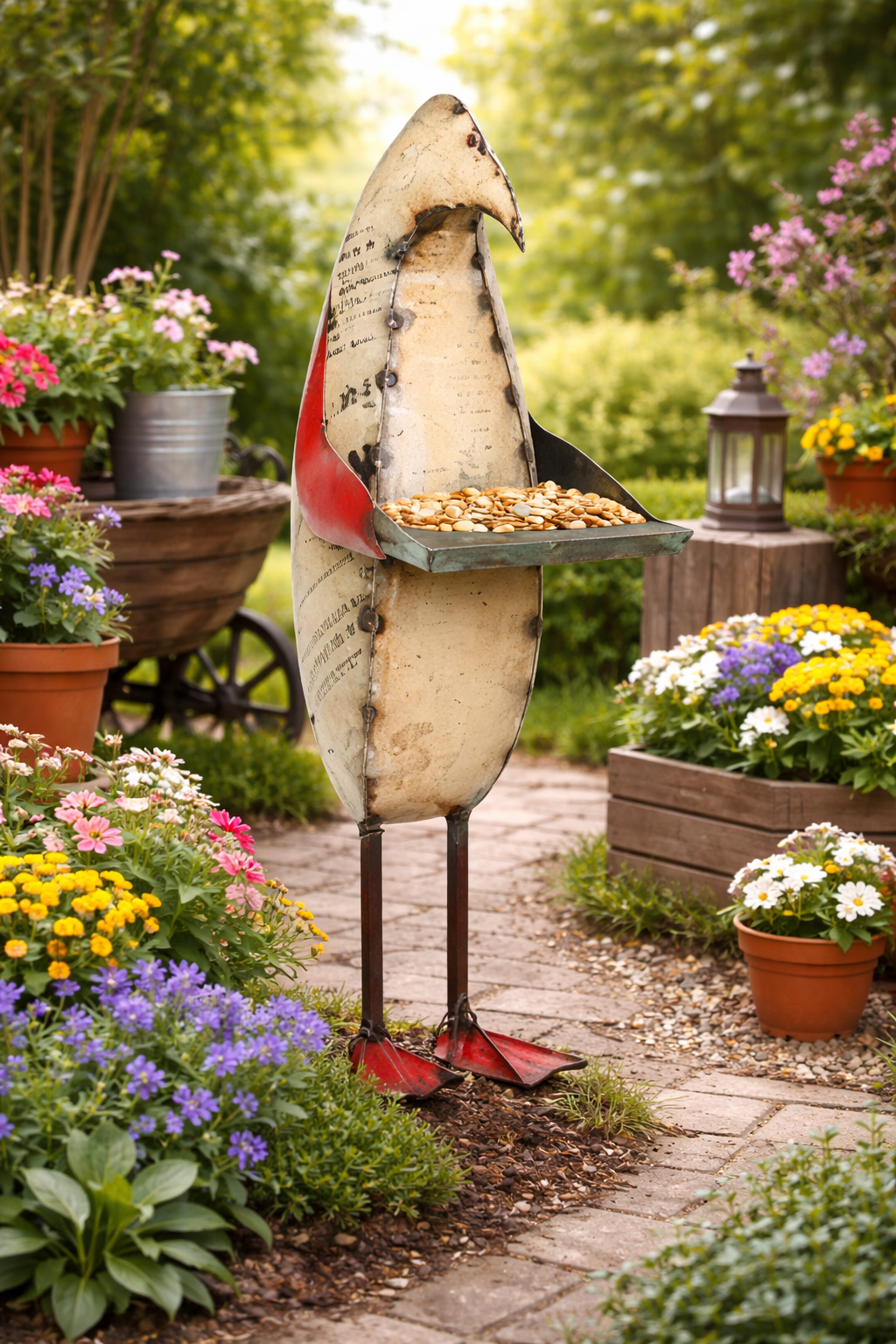 IRON PENGUIN WITH TRAY